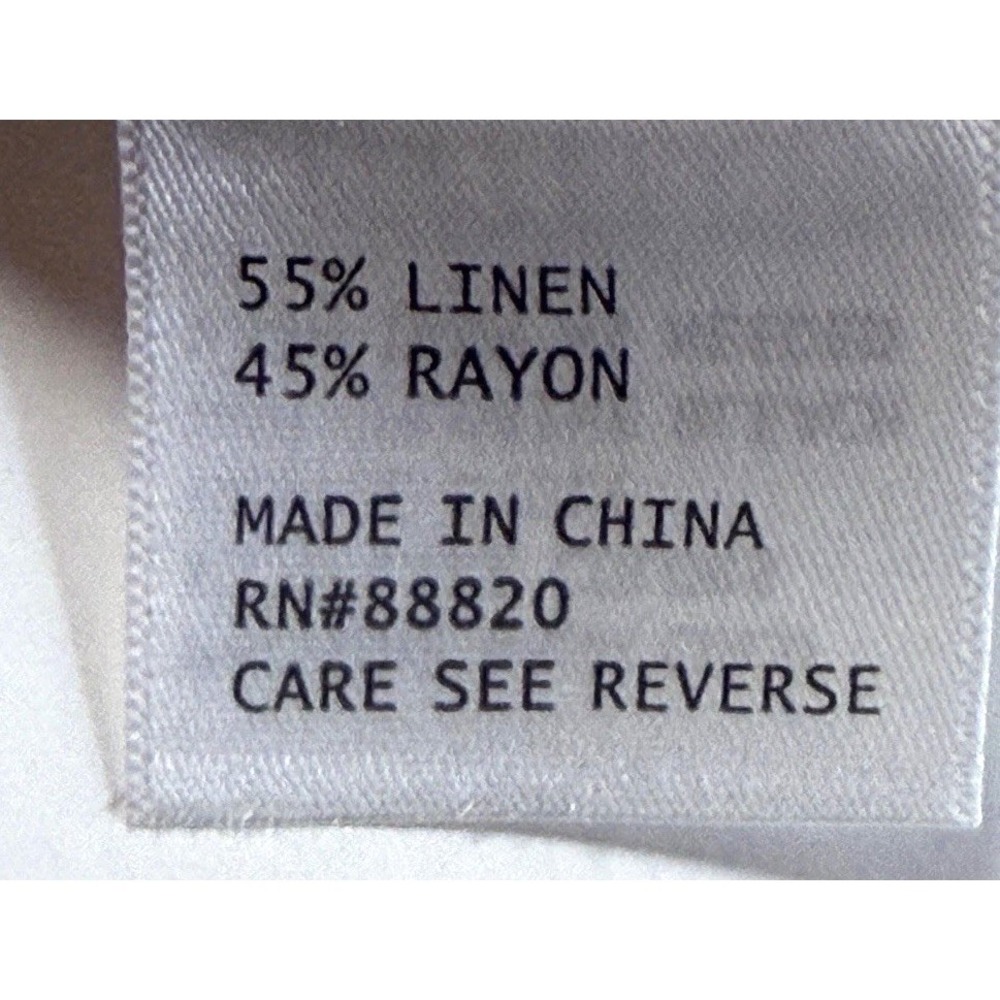 Rachel Roy Floral Button Up Blouse Top Womens Small Pretty Print Square Neck - Picture 9 of 11